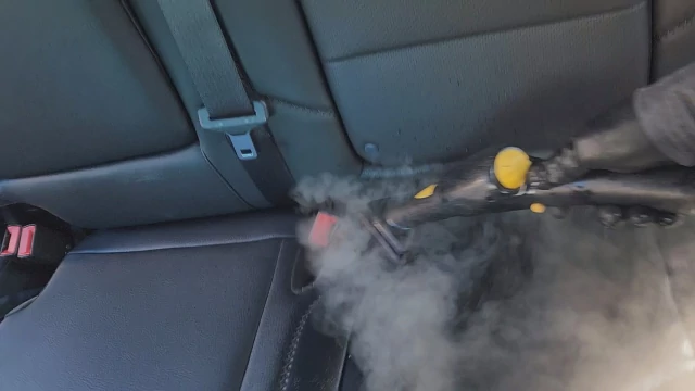Deep Cleaning leather seat