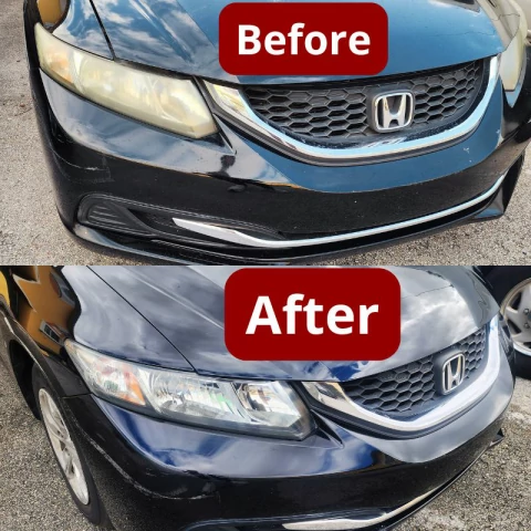 Headlight restoration Miami